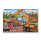 Melissa & Doug Building Site Jumbo Jigsaw Puzzle - 48 pcs - FSC Certified - Multicolor - Cardboard - Model 8900