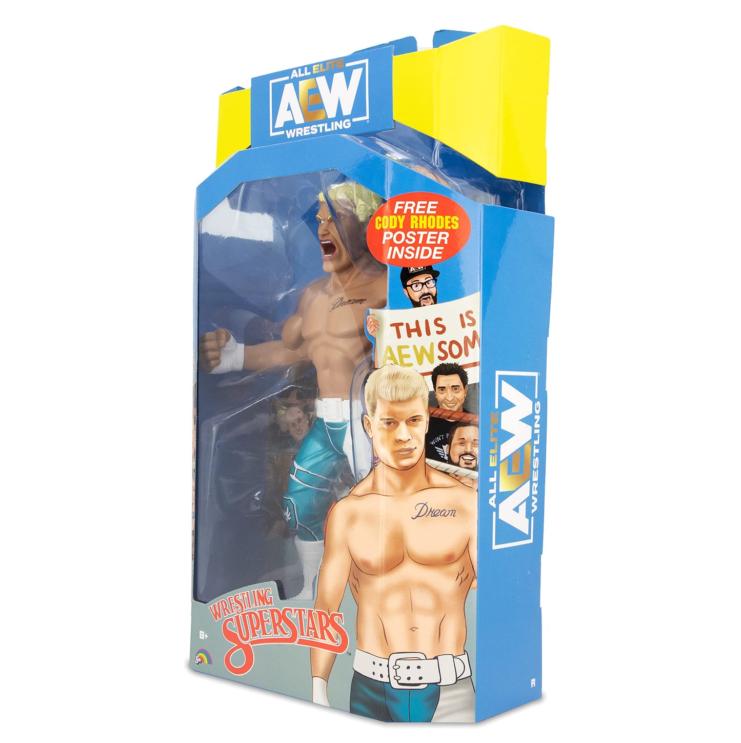 All advanced Wrestling Cody Rhodes LJN Action Figure - AEW Unmatched Collection Figure - Series 1