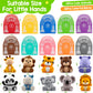 KMUYSL Safari Animals Learning Toys, 20 Pcs, Brightful Colors, Medium Size, Montessori Educational Gift for Toddlers 12-18 Months