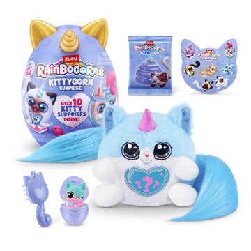 Kittycorn Surprise Series 3 (Maine) By Zuru, Plush Toy, Collectible Plush Stuffed Animal, Slime, Surprise Eggs For Girls