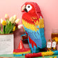 Threan Small Parrot Piata Hawaiian Party Supplies Parrot Piata Bird Toy with Blindfold Stick for Luau Hawaii Summer Rainforest T