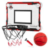 Runbow Indoor Mini Basketball Hoops Backboard With Powerful Suction Cups,Wall Mounted Door Basketball Hoops,Toys With Balls Gift