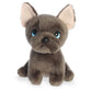 Aurora Expressive Petites Bonbon French Bulldog Stuffed Animal - Emotional Connection - Loving Companions - Gray 7 Inches