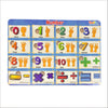 TodFod Wooden Numbers Learning Board for Kids  Educational Math Puzzle with Numbers 010,Colorful Peg Puzzle Board for Toddlers