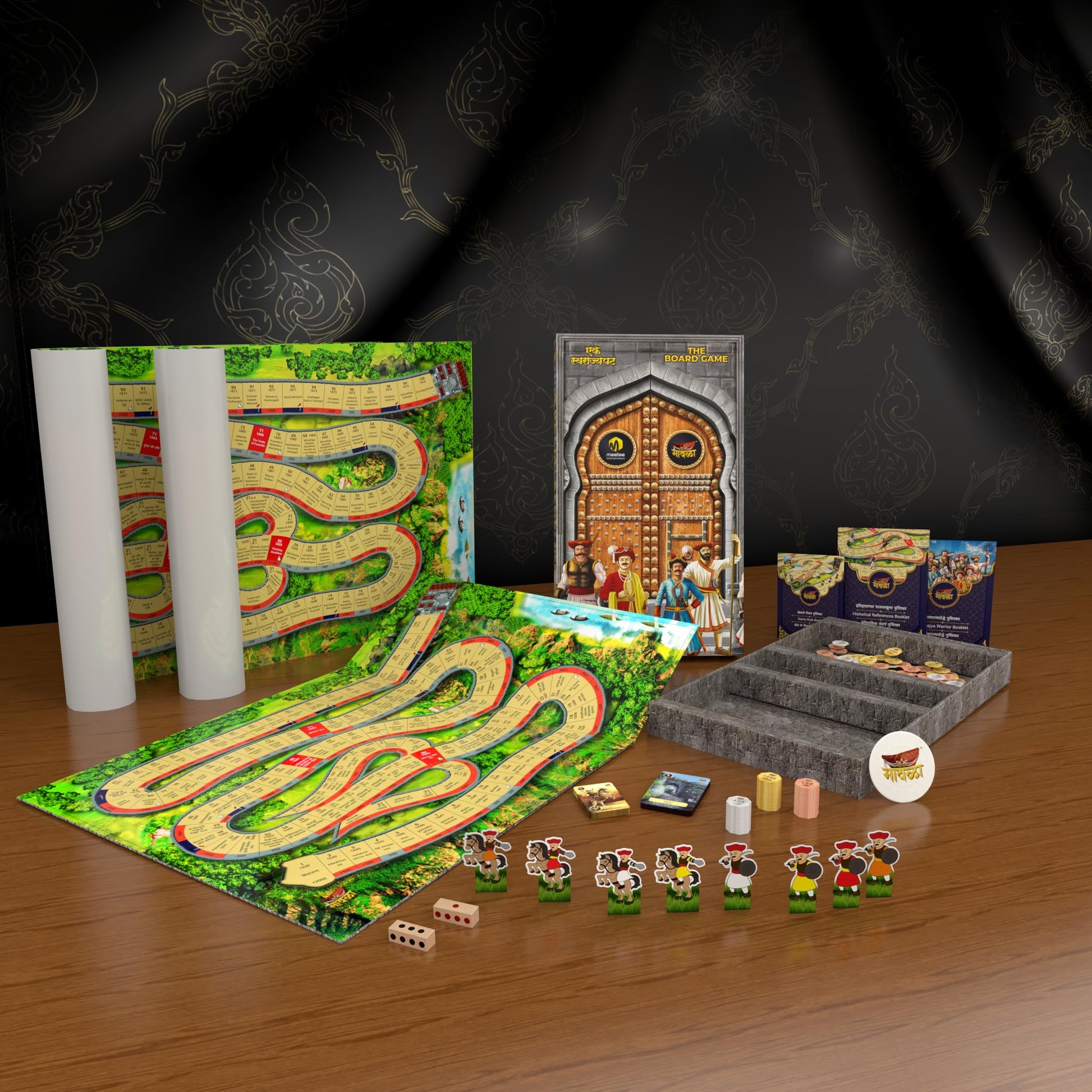 Mawala The Board Game - Multilingual, Historical Board Game Based On Chhatrapati Shivaji Maharaj, For Adults And Kids 8+ Ys, Mul