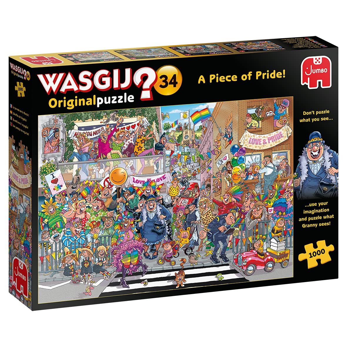 Jumbo, Wasgij, Retro Original 34 - A Piece Of Pride, Unique Collectable Jigsaw Puzzles For Adults, 1,000 Piece