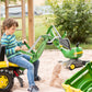 Rolly Toys John Deere Pedal Tractor With Working Loader And Backhoe Digger, Youth Ages 3+