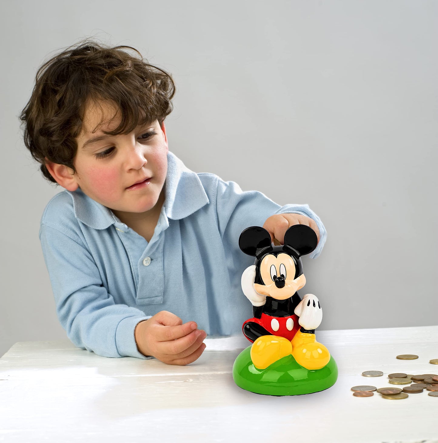 Jay Franco Bluey Ceramic Piggy Bank - Kids Room D  Cor & Coin Bank - Children'S Learning Resource