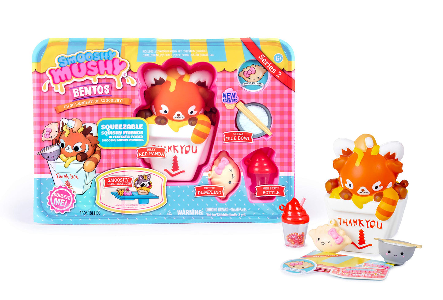 Smooshy Mushy Bento Boxes Series 2 - Multicolor Foam Containers, Model 174932-R2