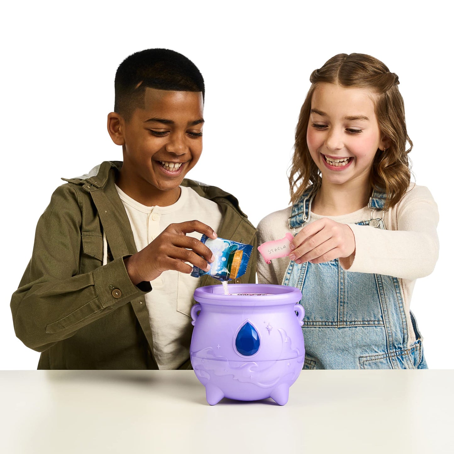 Magic Mixies Color Surprise Magic Cauldron. Reveal A Mixie Plushie From The Fizzing Cauldron And Discover 6 Magical Color Change Surprises - Styles May Vary - Non-Electronic Medium (Pack Of 1)
