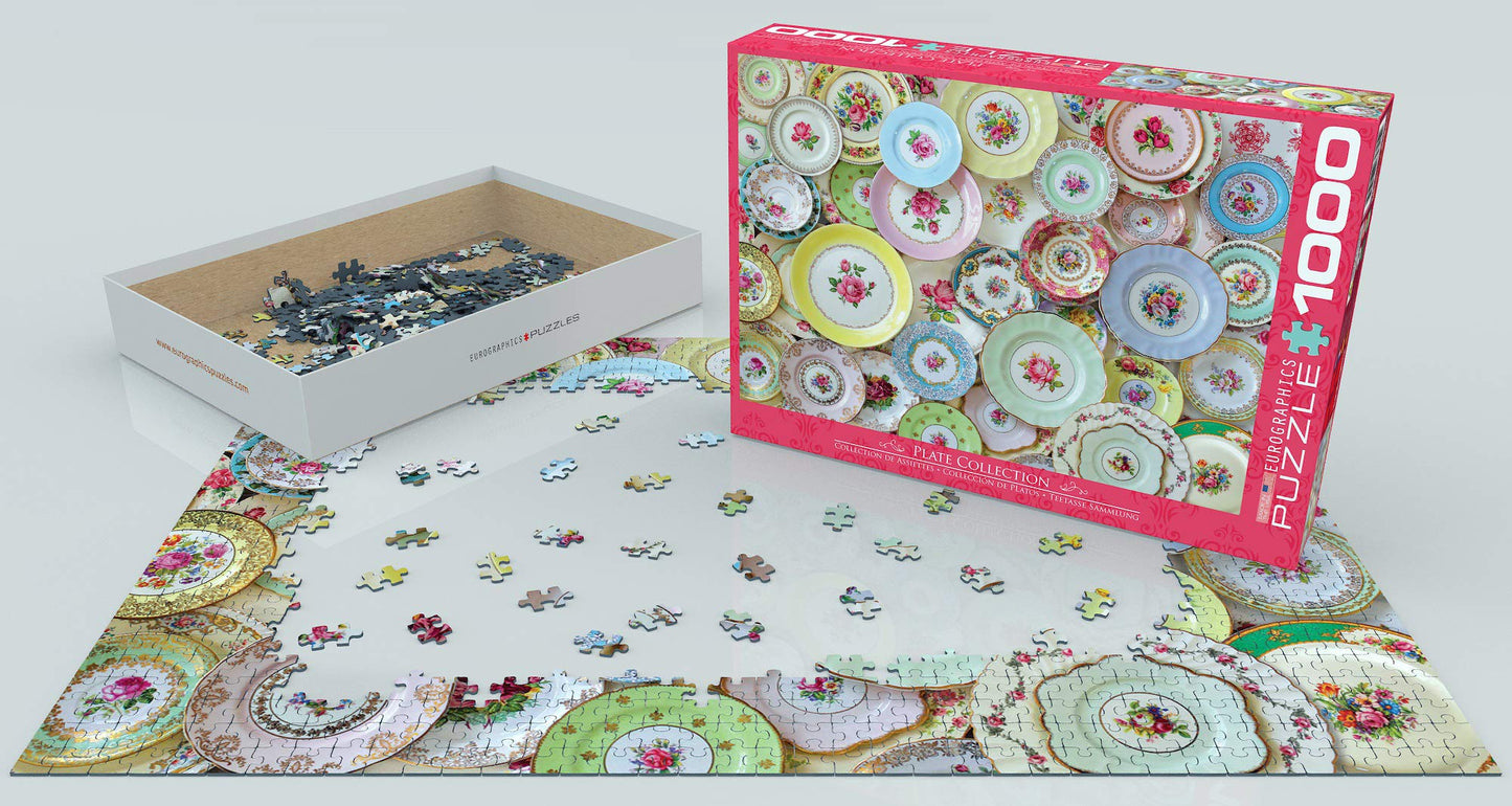 Eurographics Plate Collection 1000Piece Puzzle, 6000-5315