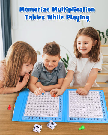 D-Fantix Magnetic Addition Multiplication Game Board, Math Games For Kids 8-12, Math Manipulatives For Elementary School, Montessori Math Learning Toys For Homeschool Classroom