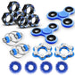 Dr.Kbde 12 Pcs Fidget Toys Adults Pack Stress Relief Sensory Toys For Kids Teen Cool Gadgets Desk Toys Flippy Roller Bike Chain