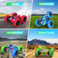Remote Control Car - RC Car Toys for Boys - 4WD 2.4Ghz Double Sided 360 Rotating RC Cars, Birthday Gifts for Kids Age 6 7 8-12 f
