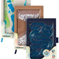 Lifelines Sensory Journal, Assorted 3-Pack Bundle - Fidget Ruled Notebook Journal With Interactive Tactile Cover & Embossed Patt