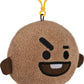 Gund Line Friends Bt21 Shooky Backpack Clip Plush, 4'