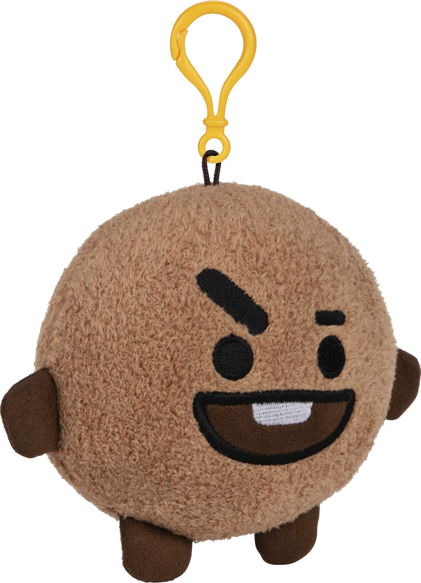 Gund Line Friends Bt21 Shooky Backpack Clip Plush, 4'