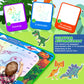 Water Doodle Mat for Kids 32x40 Inch, Reusable Coloring Mat Educational Toy for 3 4 5 6 7 8 Years Old Girls & Boys, Neon Color M
