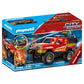 Playmobil Fire Rescue Truck - Multicolor, Plastic, Model 71194, One Size