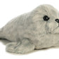 Aurora® Mini Flopsie™ Harbor Seal Stuffed Animal - Gray, 8 Inches, Polyester, Model 31720 - Adorable Companion for All Ages