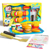 Lollipop Spongebob Kids Kitchen Playset - Interactive Play Food with Burgers, Shake & Fries for Ages 3-5, Multi Color