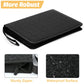 GERMUN 9 Pocket Card Binder  enhanced Zip Trading Card Binder  720 Double Sided Pocket PU Card Collection Binder  Collector Card Album  Card Folder for MTG  TCG  Sports Cards  Game Cards (Black2)