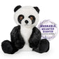 Warm Pals - Bamboo Panda - 1.5Lbs - Cozy Microwavable Lavender Scented Plush Toys - Heated Stuffed Animal - Heatable Coolable Bedtime Comfort Plushie