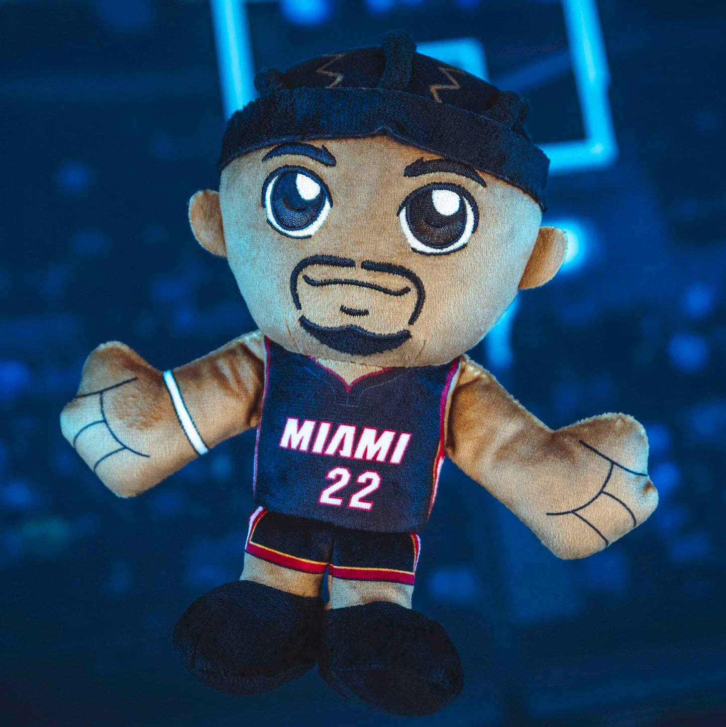 Bleacher Creatures Plush Doll - Jimmy Butler 8" NBA Kuricha - Miami Heat - Crystal Velboa Polyester