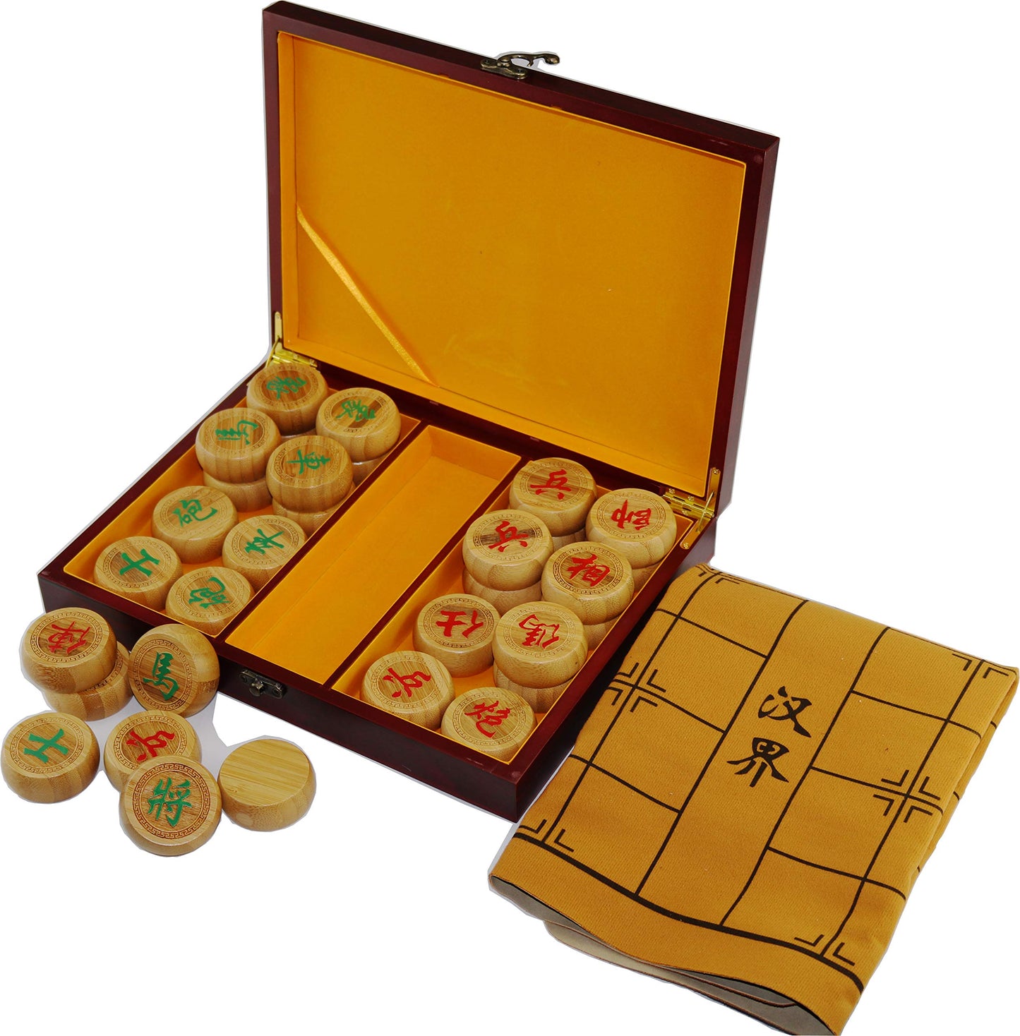 ?? Maoershan Classic Bamboo Chinese Chess Gift Set