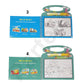 Parteet Reusable Magic Water Painting Book Magic Doodle Pen Kids Coloring Doodle Drawing Board Games Child Educational Toy Magic