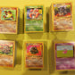 Pokemon 1st Gen Card Lot - Base, Jungle, Fossil, Team Rocket - Common & Uncommon - Excellent Condition - Multicoloured