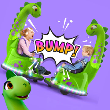 Bumpeez Bumper Car For Kids, 12V Electric Ride On Toy With Remote Control, Led Lights & Music For Toddlers 1-3, Birthday Gift Ag