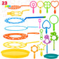 Joyin 29 Pcs Big Bubble Wands Set, Giant Bubble Wand Bulk With Tray For Kids Outside Blowing, Toys For Summer Easter Party Favor Birthday Toddlers
