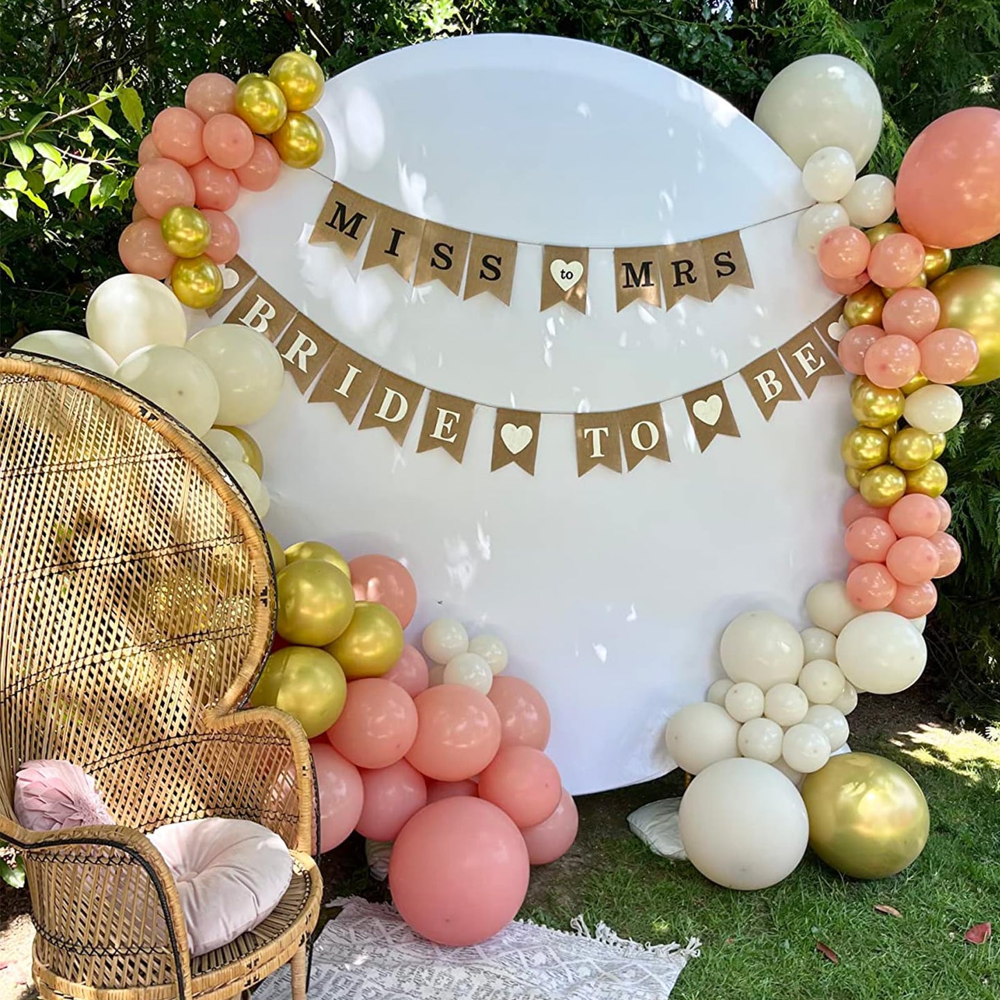 Retro Pink Beige Balloons Set, 12 Inch Dusty Pink Balloons Pink Gold Party Balloons Dark Gold Latex Balloons Boho Style Blush Pi