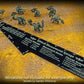 Litko Movement & Shooting Gauge | Compatible With Warhammer 8Th Edition | Turn Sequence | Shooting | Charge | Wound (Translucent