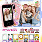 Kids Smart Phone - Phones for Kids with Soft Silicone Cover 32GB SD Card - 2.8'' Touchscreen Kids Cell Phone with Dual Camera Pu