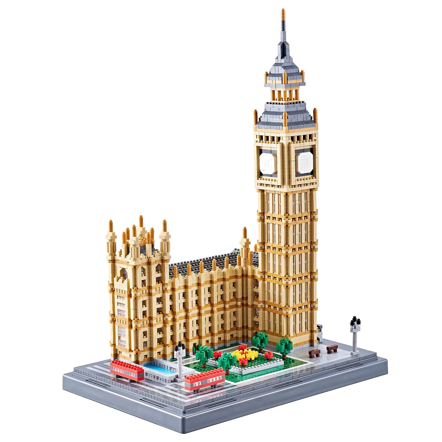 KLMEi Architecture Big Ben Micro Blocks Set - 6473 PCS Plastic Building Model for Ages 14+