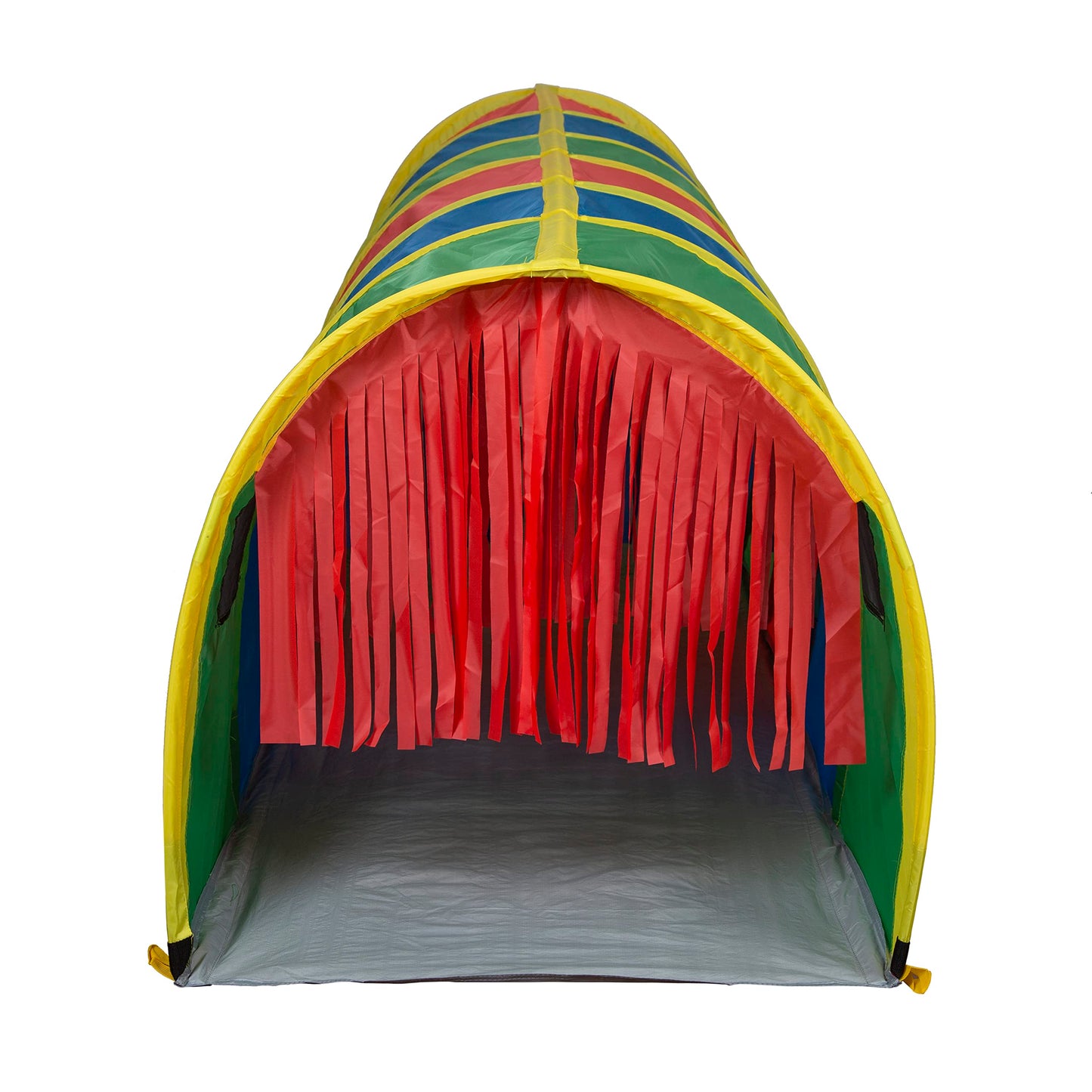 Pacific Play Tents 95200 Kids Super Sensory 9-Foot D Style Institutional Crawl Play Tunnel, 9' X 30'' X 30'', Multicolored