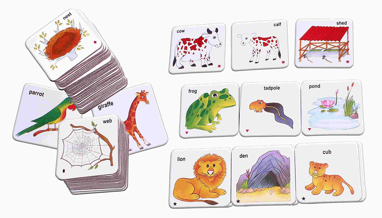 Creative Educational Pre-School Animal Families and Their Homes