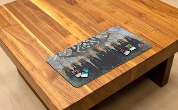 Paramint The Nine Black Riders (Stitched) - Mtg Playmat By Anato Finnstark, Lotr Lord Of The Rings - Compatible With Magic The Gathering Playmat - Play Mtg, Yugioh, Tcg - Original Play Mat Art Designs