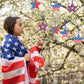 Fennoral 12 Pack Star Wind Chime Kit For Kids Make You Own Patriotic Star Wind Chimes Diy Colorful 4Th Of July Craft For Usa Ind