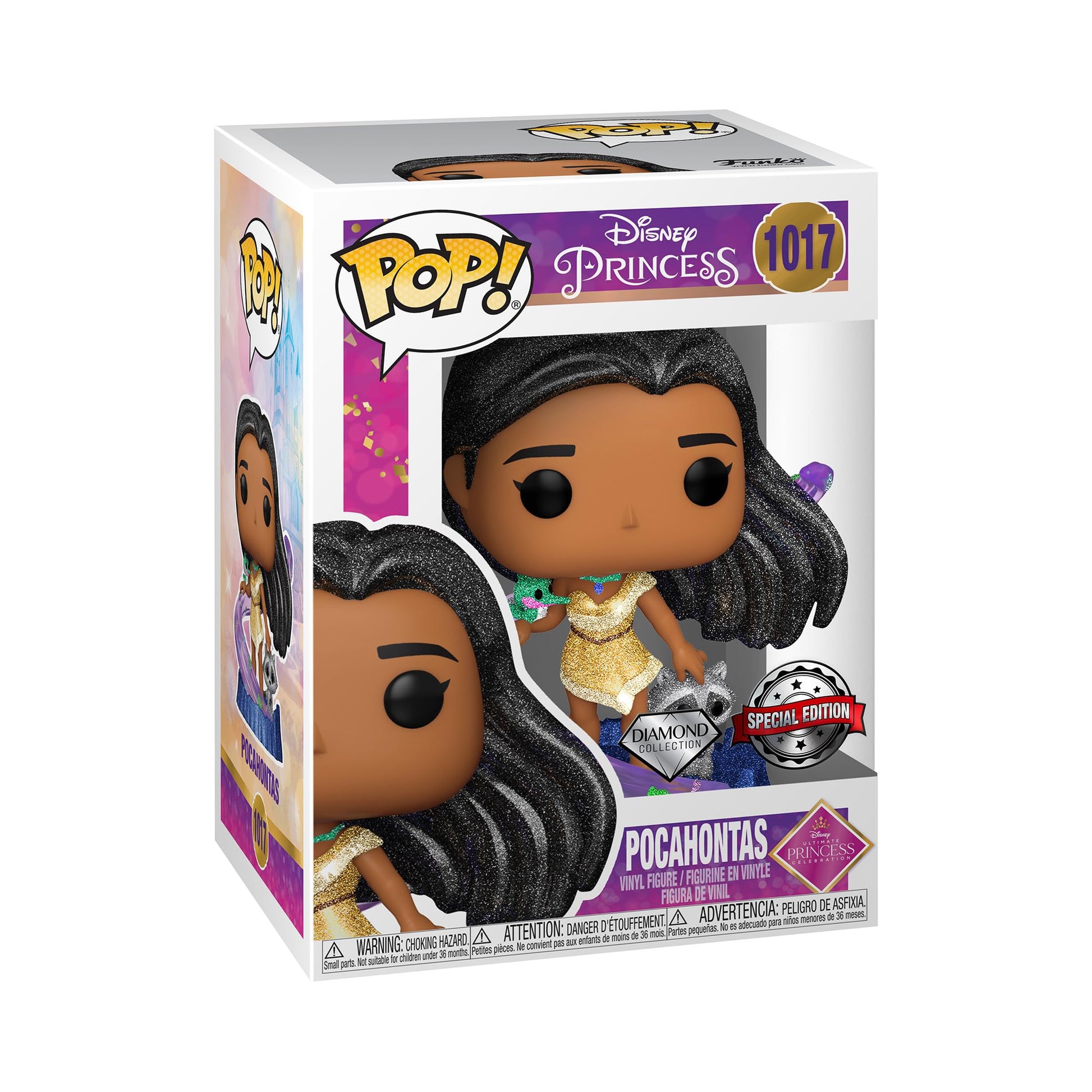 POP! Pocahontas#1017 Diamond Collection HOT Topic limited availability
