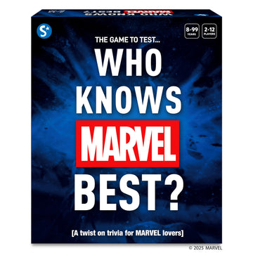 Skillmatics Card Game - Who Knows Marvel Best, Family Party Game For Boys, Girls, Teens, Adults Who Love Avengers, Spiderman, Ir