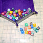 Smartdealspro 50-Pack D6 6 Sided Dice Polyhedral Dice With Pouch For Dnd Rpg Mtg Table Game (D6, Mix Color)
