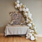 White And Gold Balloons, 12 Inch White Sand Gold Metallic Latex Balloons, Beige Gold Party Balloons For Boho Birthday Baby Showe