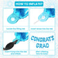 Katchon, Blue Congrats Grad Balloons - 16 Inch | Congrats Grad Banner Balloons For Graduation Decorations Class Of 2025 | Congratulations Balloons For Graduation Balloons Class Of 2025 Decorations