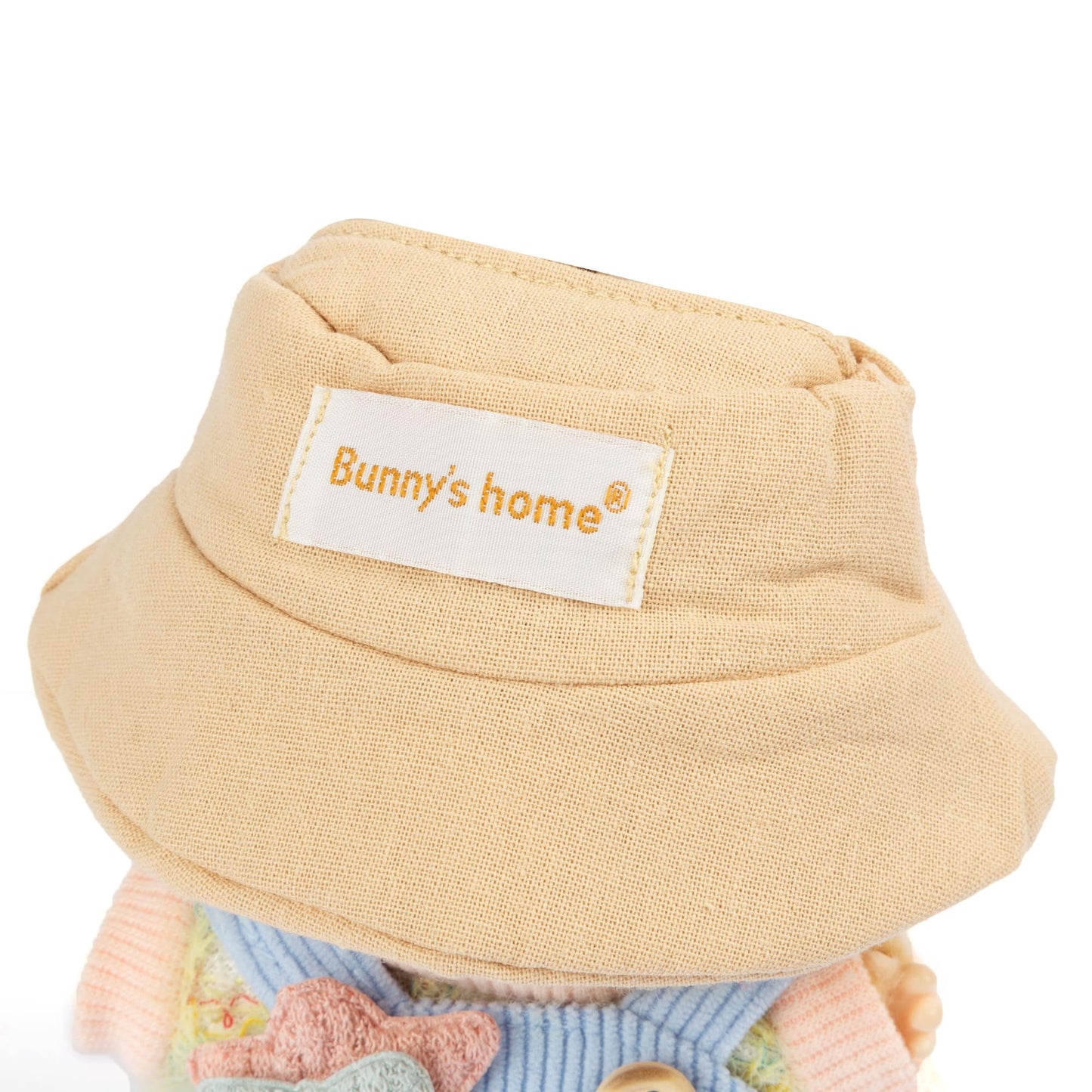 17cm Doll Clothes - Kawaii Chic Style Set for 17cm Dolls  Cute Doll Outfit with Accessories - Colorful T-Shirt + Star Light Blue Romper + Oatmeal Hat (NO Doll)