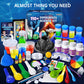 Jopsheen 110+ Science Experiments Kits For Kids, Science Projects Stem Activies Toys Gifts For Boys & Girls, Volcano Eruption, C