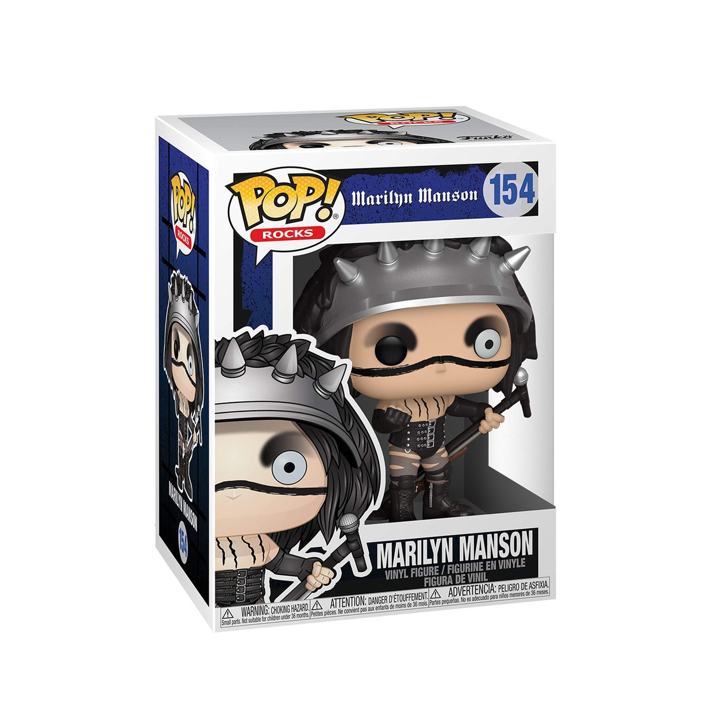 Funko Pop! Rocks Marilyn Manson Vinyl Figure, Basic Size, Multicolor, Model 45390
