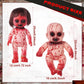 Simgoing 4 Pcs Halloween Creepy Dolls, 10 Inch Bloody Zombie Haunted Dolls, Scary Hanging Ghost Haunted With Rope For Halloween